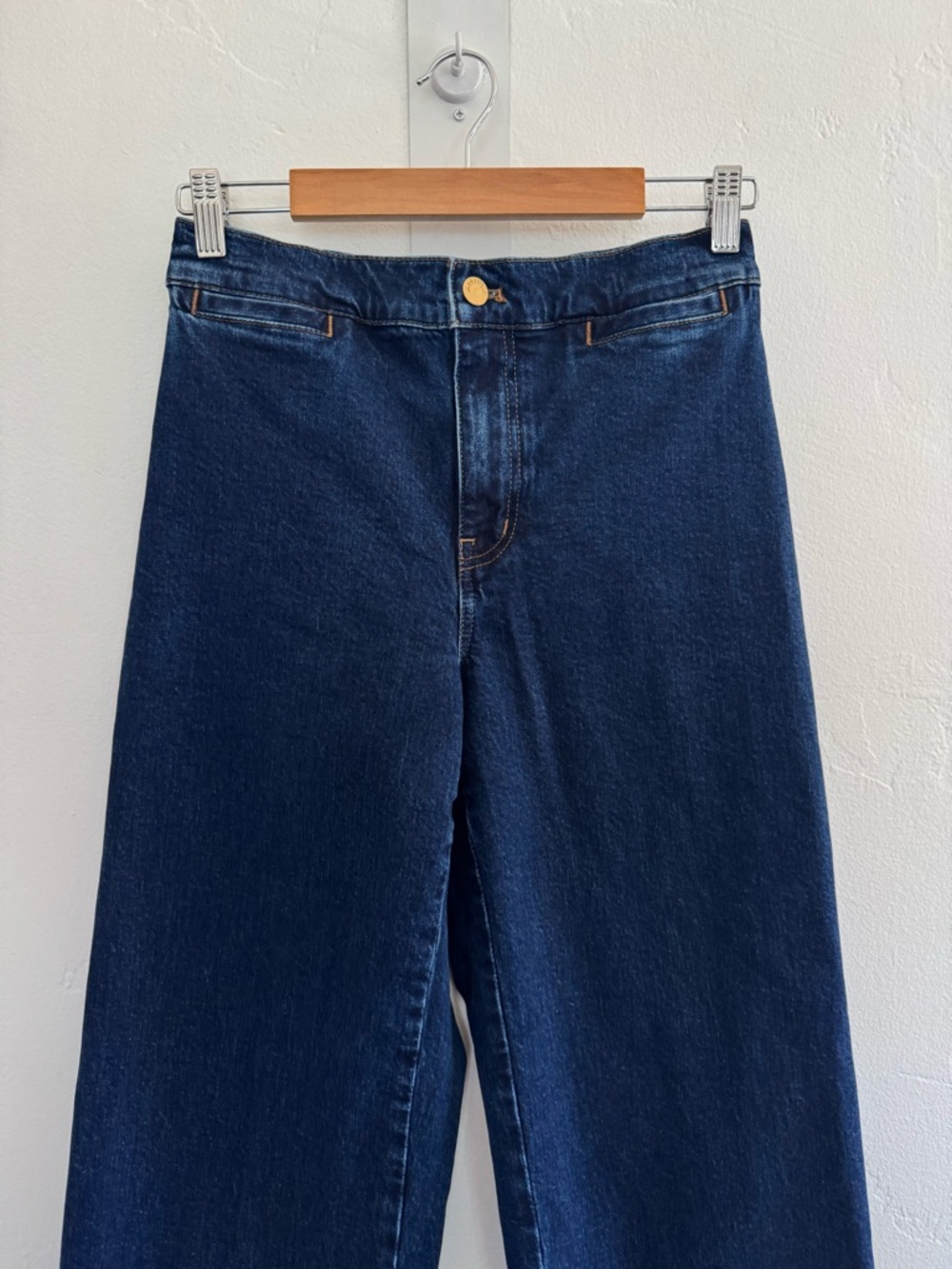 Madewell The Emmett Wide-Leg Jean: Welt Pocket Edition Leffers Wash Stretch - Picture 6 of 15